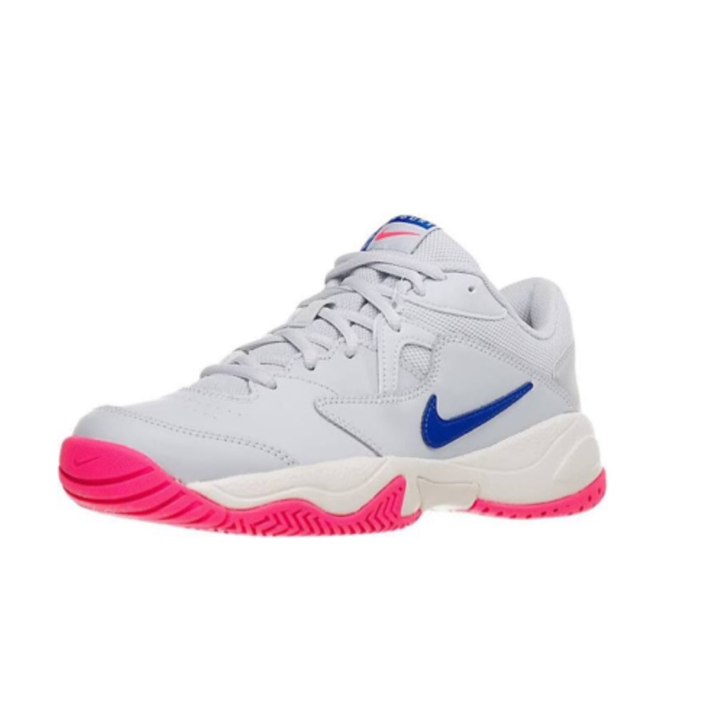 🔥Nike Court Lite 2 Platinum/Blue Women's Shoe  NWT - Picture 4 of 10